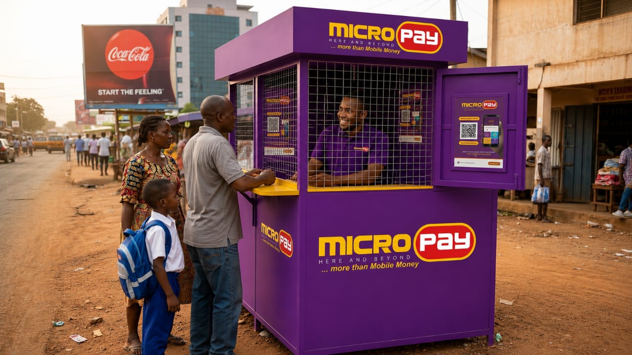Small business owner using a mobile phone for payments