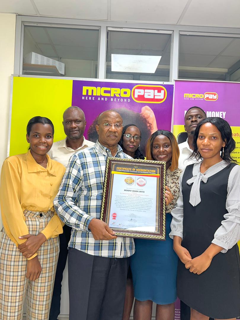 MicroPay Uganda Limited Honoured as Best Fintech Company and Uganda Development Champion