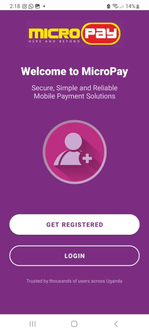 MicroPay App Screenshot 3