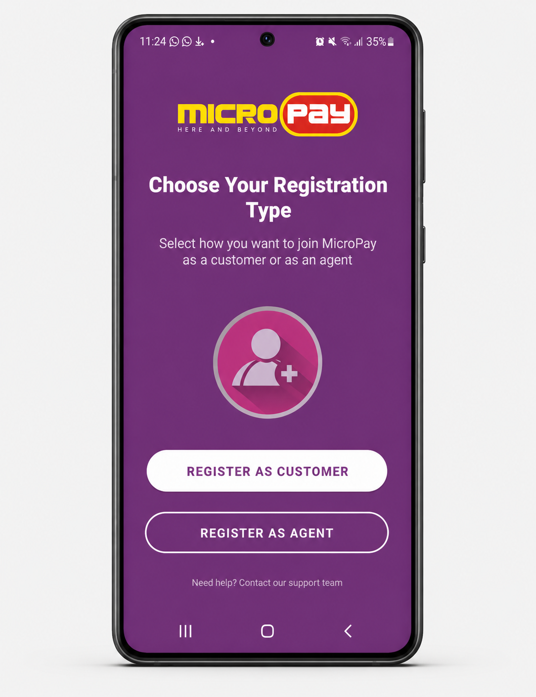 MicroPay App Screenshot 3